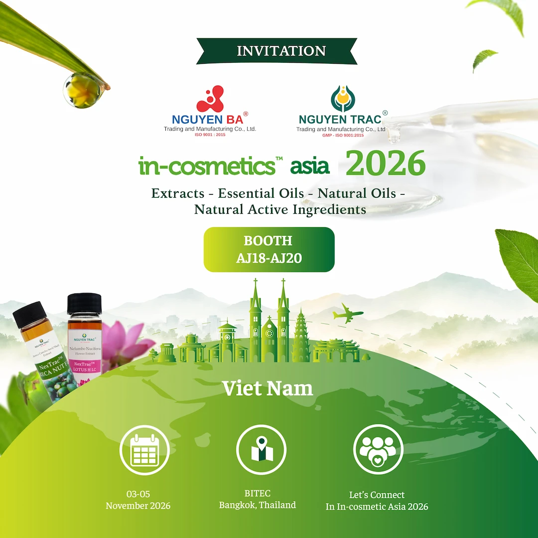 NGUYỄN TRẮC THAM GIA IN-COSMETICS ASIA 2026